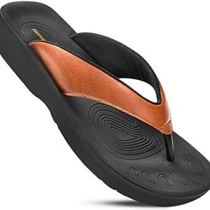 Tan Size 6.5 Aerothotic Sandals